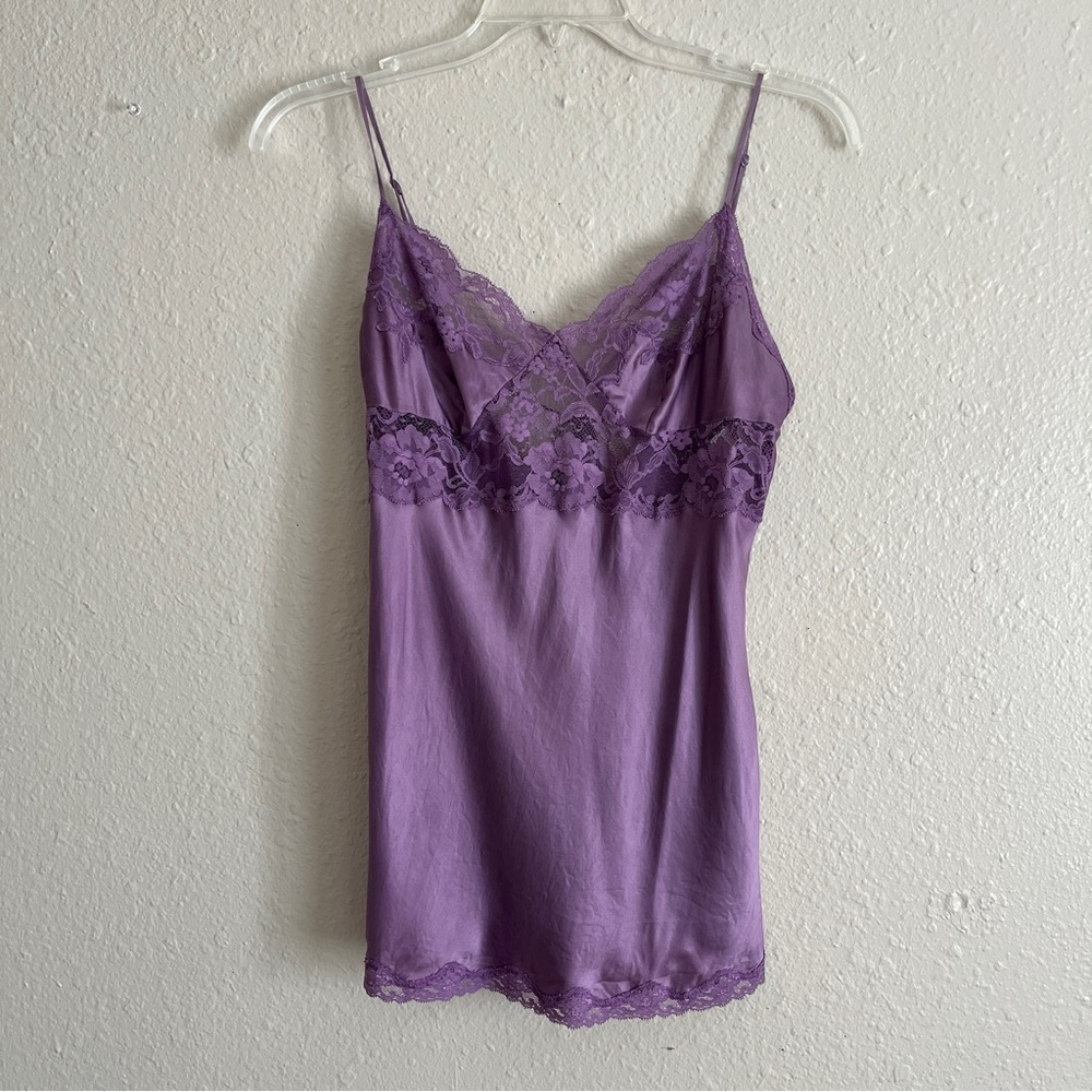Victorias Secret silk Y2K lace cami